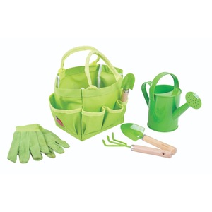 Bigjigs Toys Pretend Tote Bag with Garden Tools