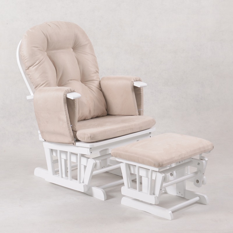 JOY BABY Breast Feeding Glider Rocking Chair with Ottoman White Buy