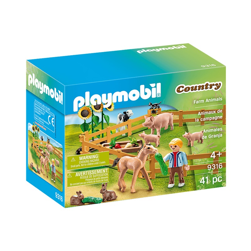 Buy Playmobil Farm with Animals MyDeal