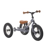 Trybike 2 in 1 Steel Balance Bike and Tricycle - Vintage Grey