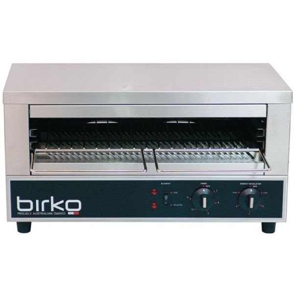 Birko Stainless Steel Toaster Grill with Rack 3200W