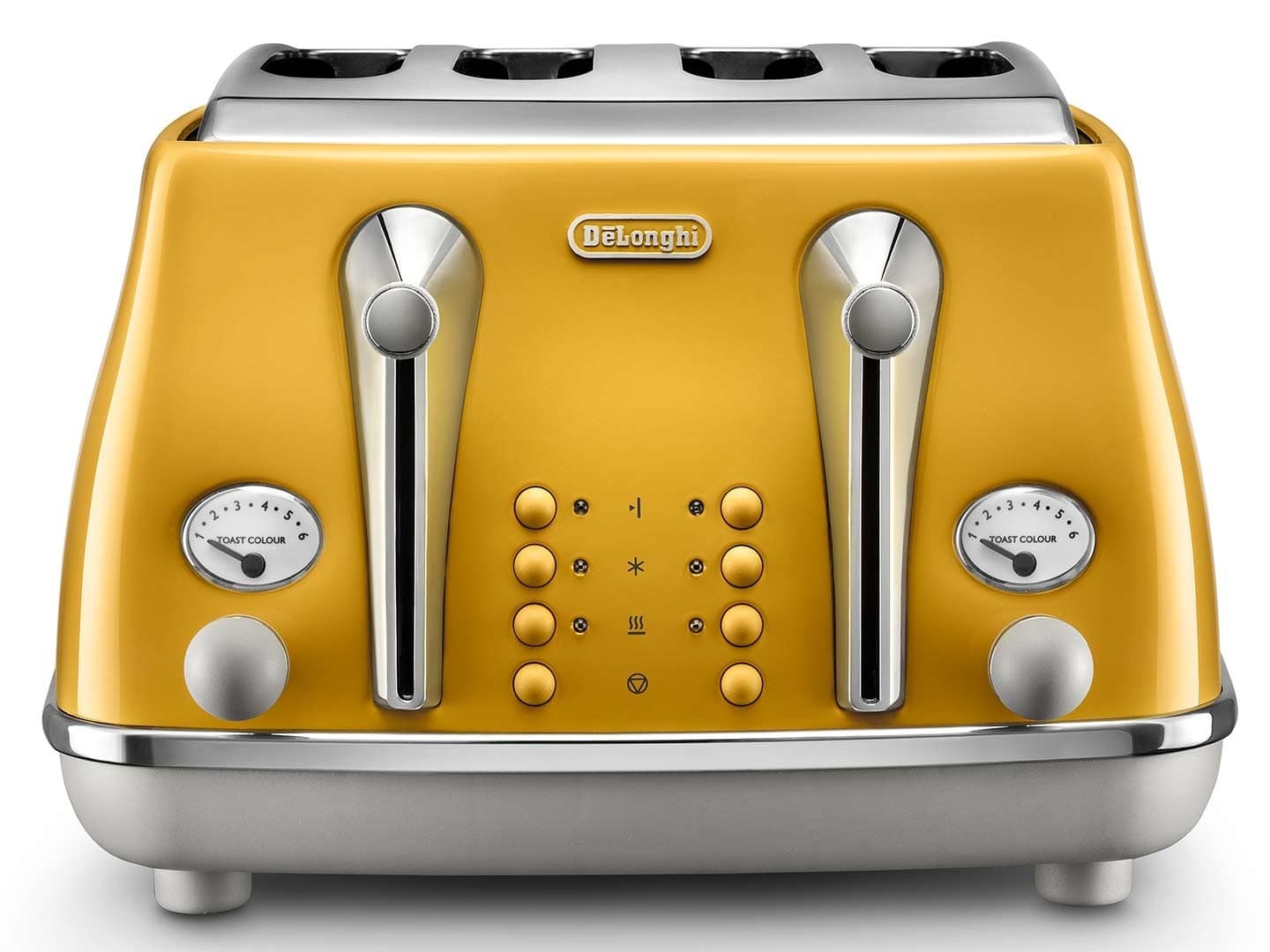 Delonghi Icona Capitals Kettle & Toaster Rome Yellow Pack Buy