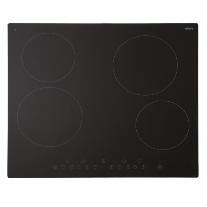 Buy Euro Appliances 60cm Ceran® Touch Electric Cooktop ECT600C4 MyDeal