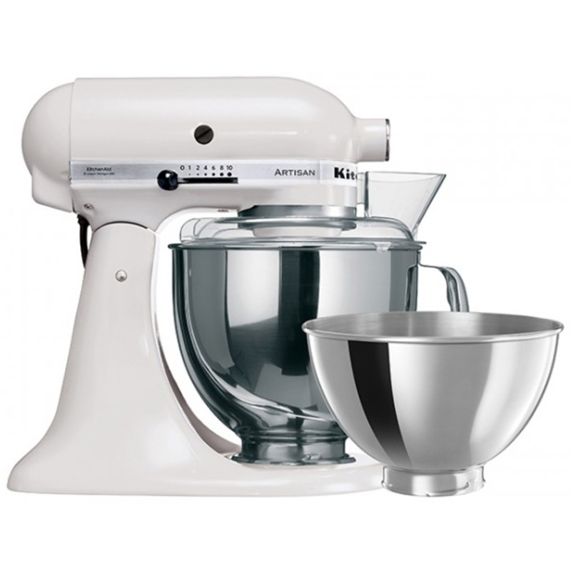 Buy KitchenAid KSM160 Artisan Mixer White 5KSM160PSAWH MyDeal