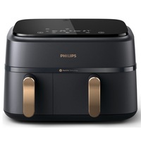Philips 3000 Series Dual Basket Airfryer - Black