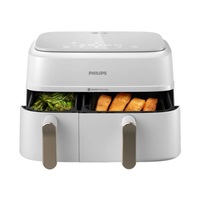 Philips 9L 3000 Series Dual Basket XXL Air Fryer - White