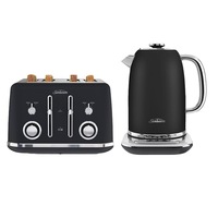 Sunbeam Black KE2800K Kettle & TA2740K Toaster Bundle