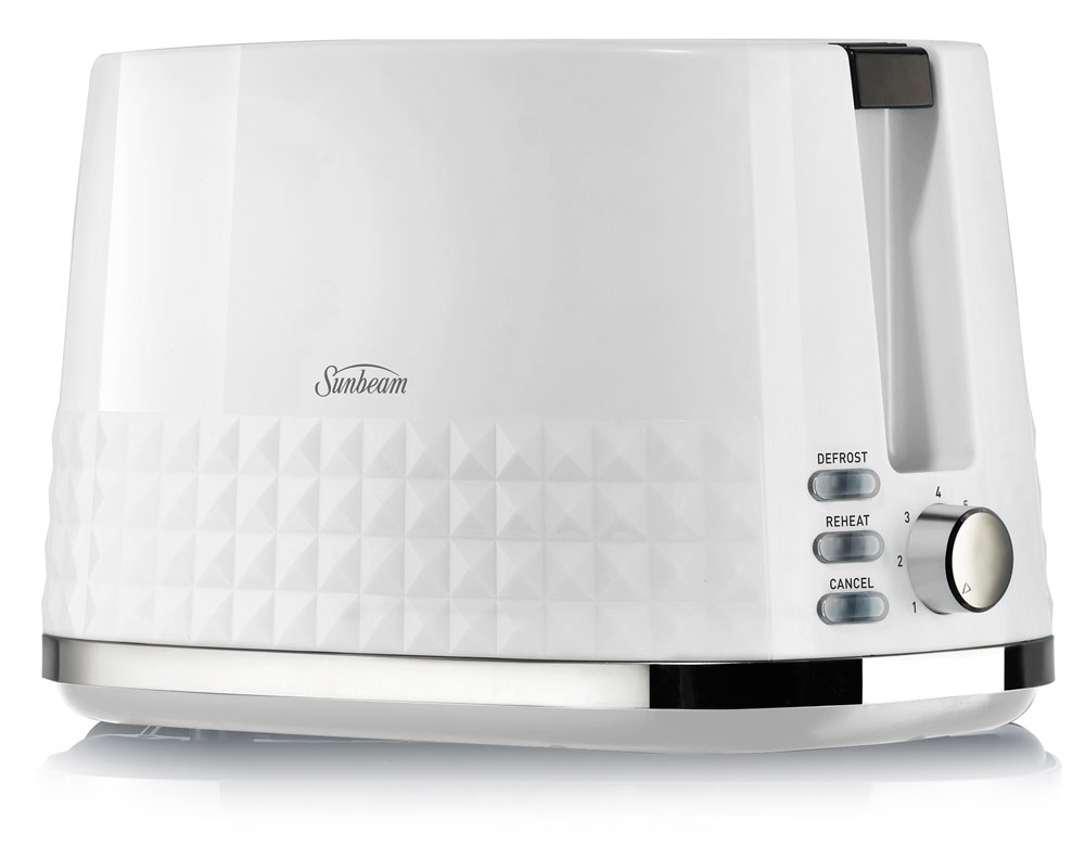 Sunbeam Diamond Collection 2 Slice Toaster TA1900W Buy Toasters