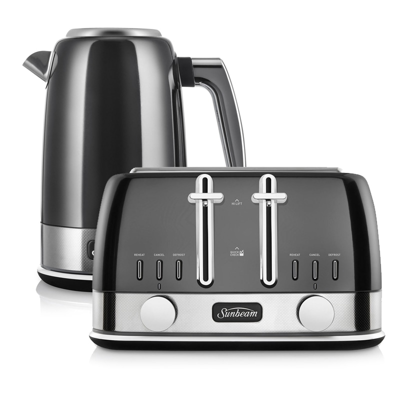 Sunbeam New York Collection Kettle + Toaster Pack - Dark Stainless ...