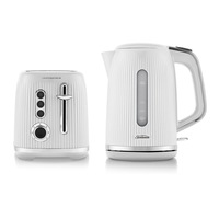 Sunbeam White TAP1002WH Toaster & KEP1007WH Kettle Bundle