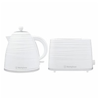 Westinghouse Kettle & Toaster Pack - White Stripe