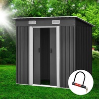 1.94x1.21M Giantz Garden Shed Sheds Outdoor Storage Workshop House Tool Shelter Sliding Door