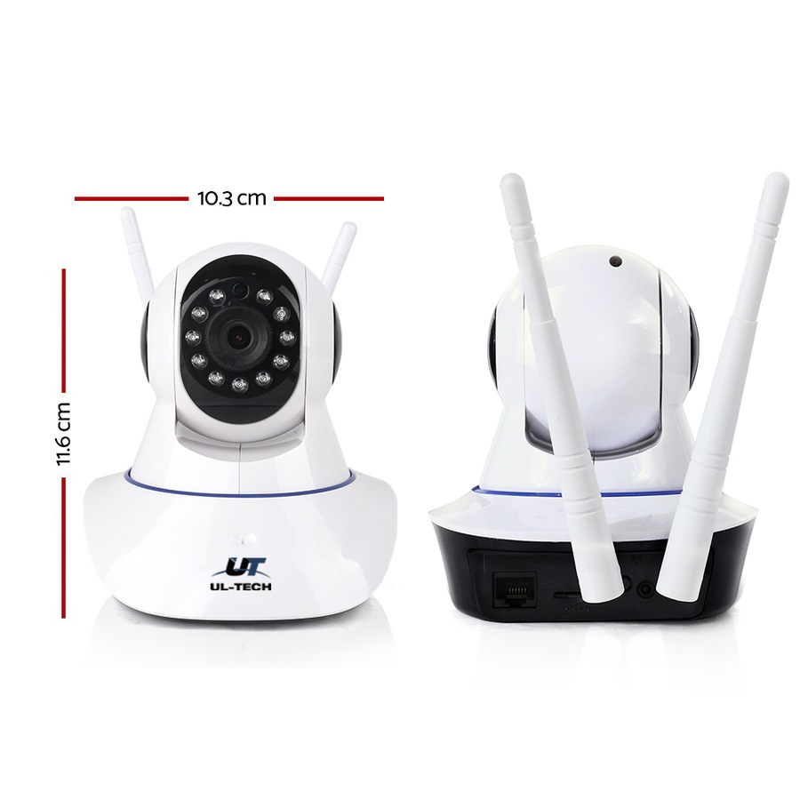 UL-Tech 1080P Wireless IP Camera Security WIFI Cam White