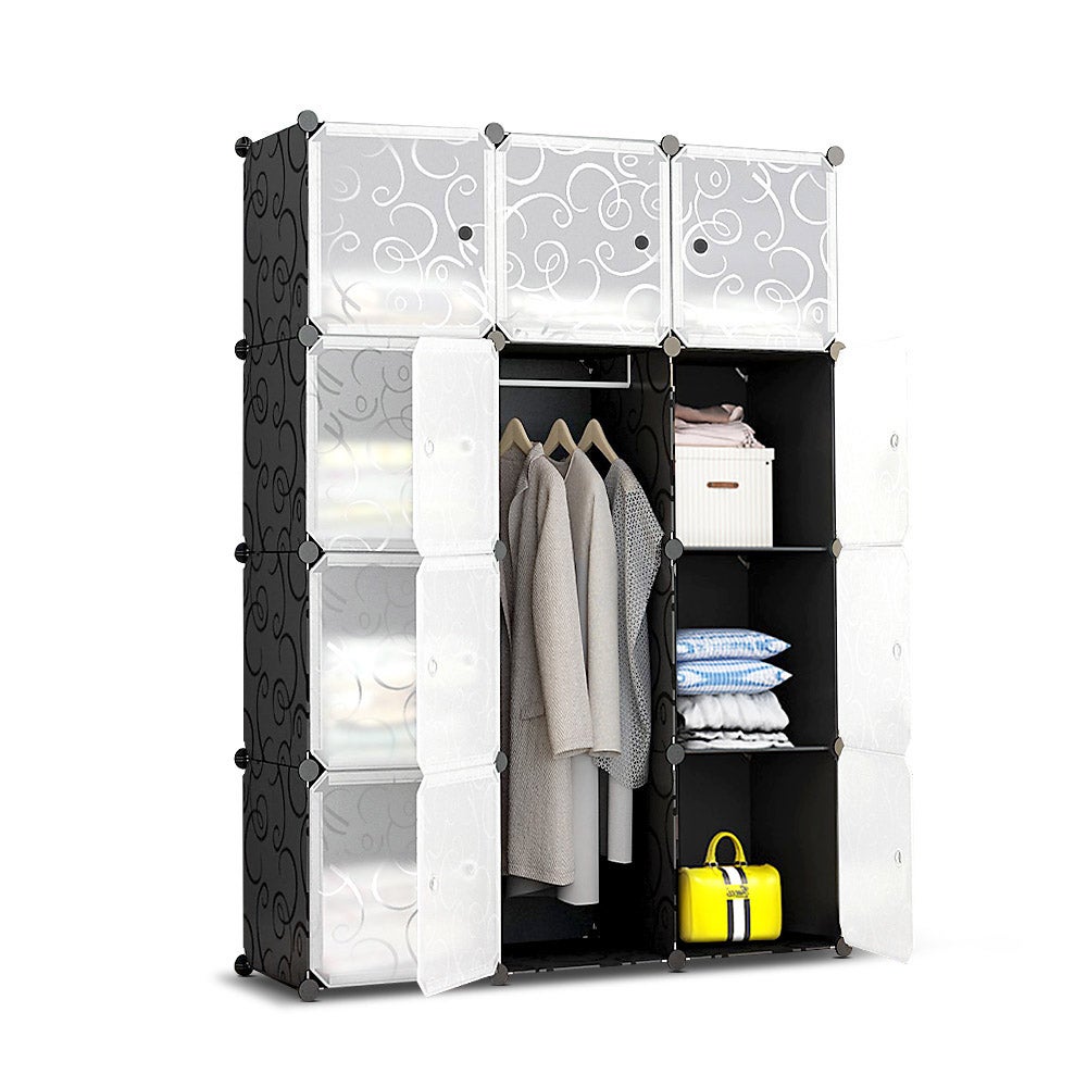 Cube Storage Cabinet 12 Cubes Diy Shelves Cupboard Wardrobe Shoe Shelf Rack Buy Wardrobes 9350062164617