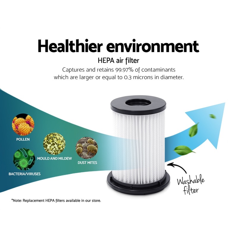 Buy Devanti Handheld Vacuum Cleaner Cordless Stick Handstick Bagless