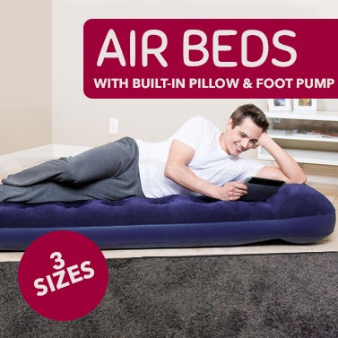 Inflatable Air Mattress with Built in Foot Pump