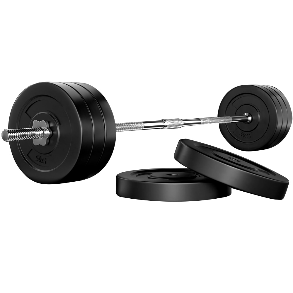 Barbell Set 18/28/38/48/58/68/78/88KG Bar and Weight Plates Bench Press Home Gym Australia