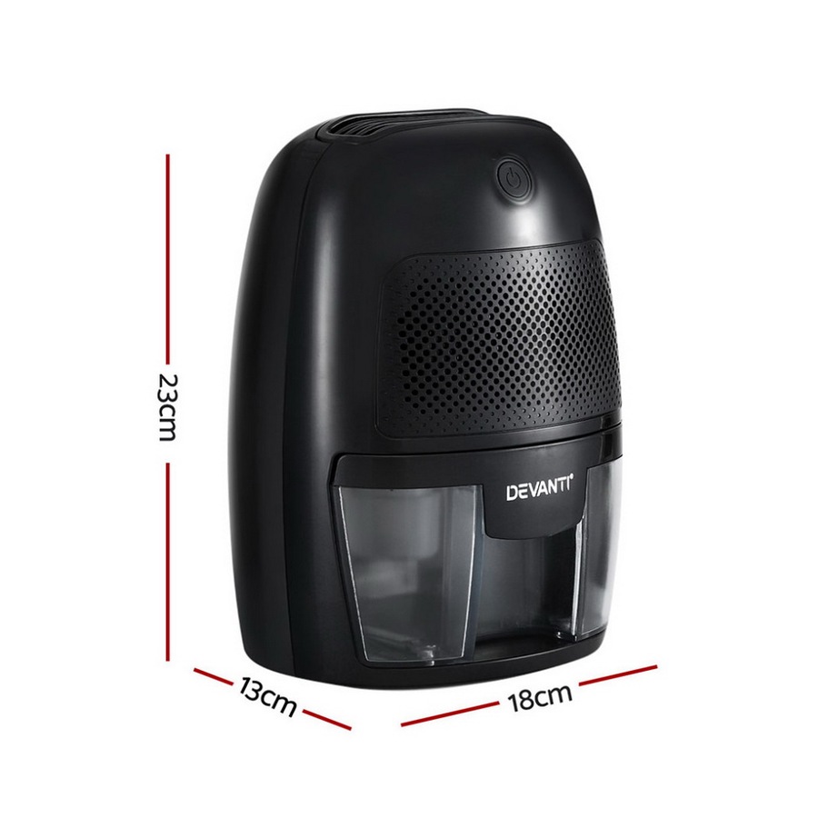 1x Devanti Dehumidifier 600ML Portable Air Dryer Purifier Home Moisture Absorber