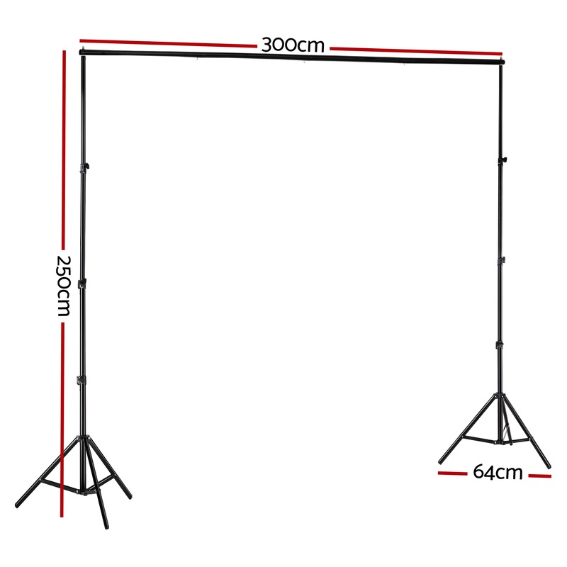 Buy 2.5X3M Photography Backdrop Stand Kit'studio Screen Photo ...