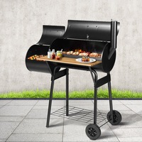 2in1 Grillz BBQ Grill Offset Charcoal Smoker