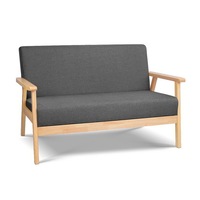Artiss Armchair Accent Lounge Chair Loveseat Grey