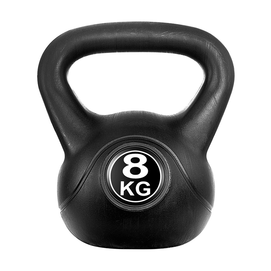 22kg Everfit Kettlebell Set Weight Lifting Kettlebells Bench Dumbbells Gym Home