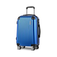 1pc Wanderlite 28" 75cm Luggage Trolley Travel Suitcase Set Carry On Hard Case TSA Lock Lightweight Blue