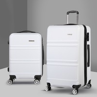 20" 28" Luggage Wanderlite Suitcase Travel TSA Carry On Hard Case Lightweight White