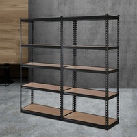 Giantz 2x1.5M Garage Shelving Warehouse Rack Pallet Racking Storage Shelves Steel Black