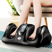 3D Livemor Foot Massager Shiatsu Massagers Electric Remote Roller Kneading Black