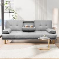 1x Artiss Sofa Bed 188cm Couch Lounge Recliner