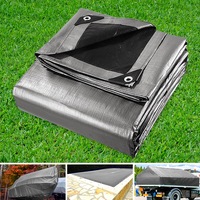 180gsm 3x3.6m InstaHut Tarp Tarpaulin Canvas Camping Heavy Duty Sun Cover