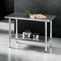 Cefito 1219x610mm Stainless Steel Kitchen Bench 304