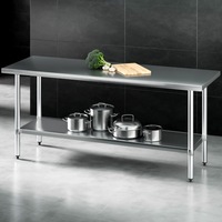 Cefito 1829x610mm Stainless Steel Kitchen Bench 304