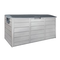 Gardeon Outdoor Storage Box 118L Container Lockable Indoor Garden Toy Tool Shed