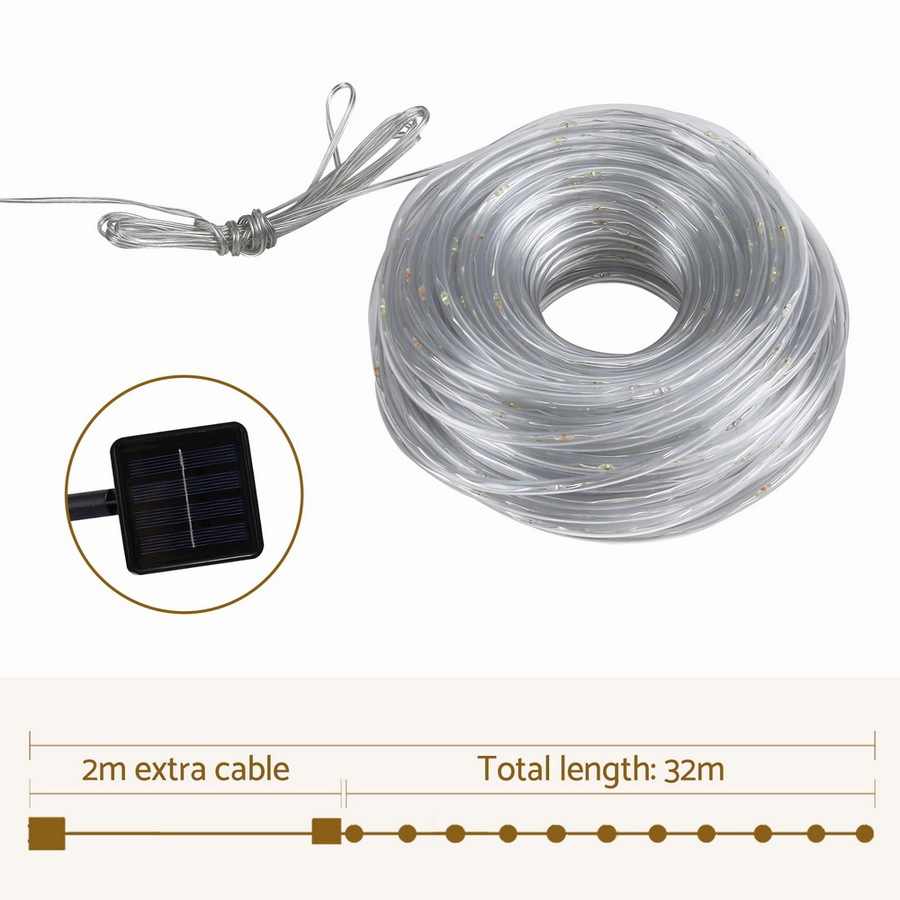 30M Christmas Lights String Rope Light Decorations 300 LED Colorful Jingle Jollys