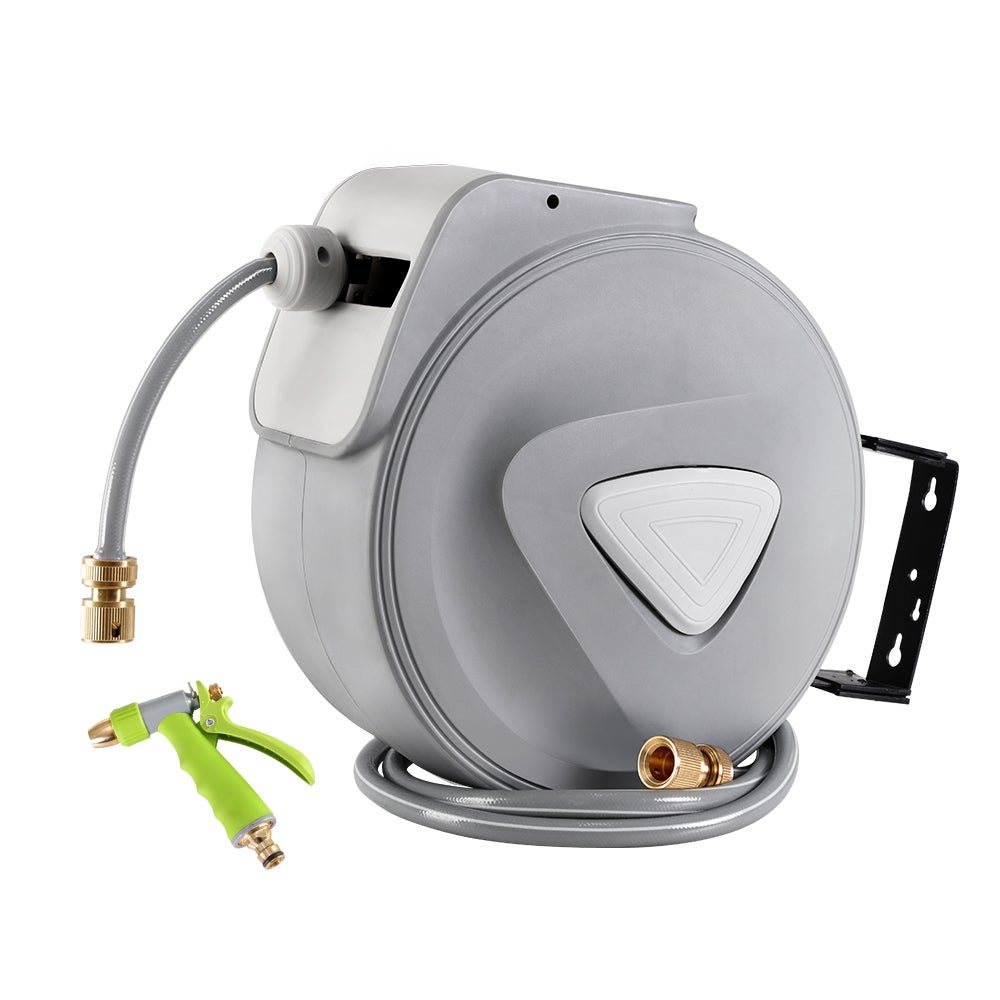 Automatic Retractable Water Hose Reel Wall Mounted Rewind 10 1m/20 2m for  sale online