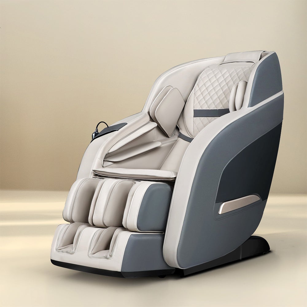Livemor Massage Chair Electric Recliner Massager Grey Decima