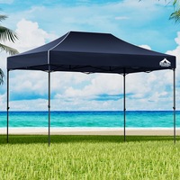 3m x 4.5m Gazebo InstaHut Pop Up Marquee Folding Tent Wedding Outdoor Camping Canopy Gazebos Shade Navy