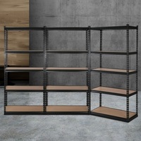 Giantz 3x1.5M Garage Shelving Warehouse Rack Pallet Racking Storage Shelves Steel Black