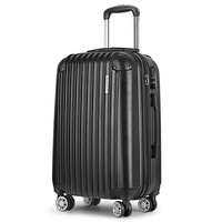 1pc Wanderlite 20" 55cm Luggage Trolley Travel Set Suitcase Carry On Hard Shell Case Sets Lightweight Black