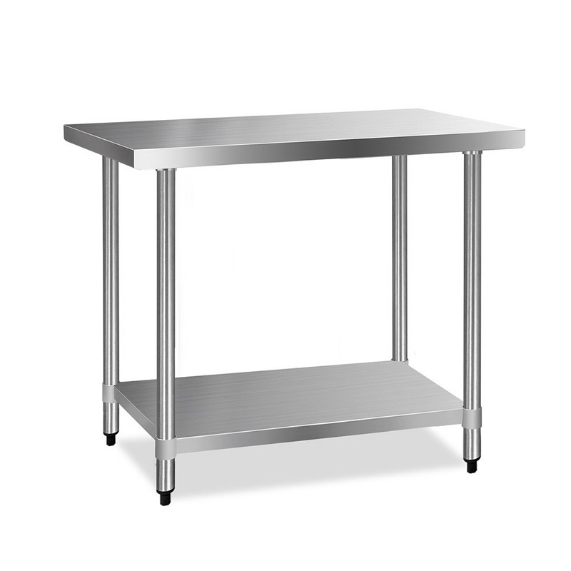 Buy Cefito 1219x610mm Stainless Steel Kitchen bench 430 Food Grade Work ...