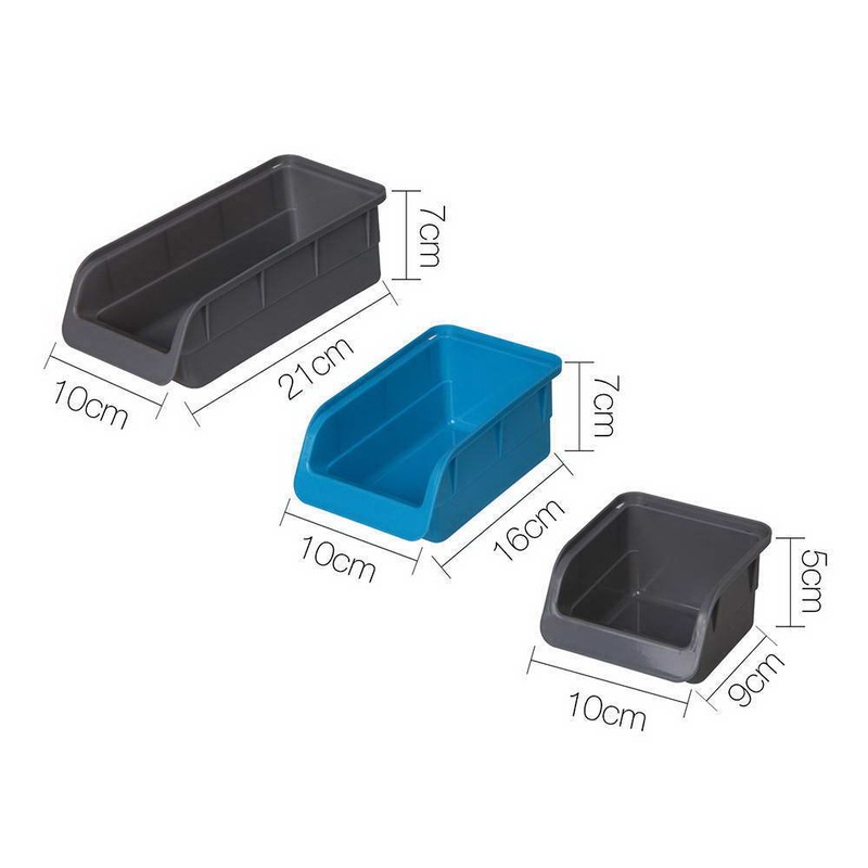 Buy Giantz 44 Storage Bin Rack WallMounted Tool Parts Garage Shelving