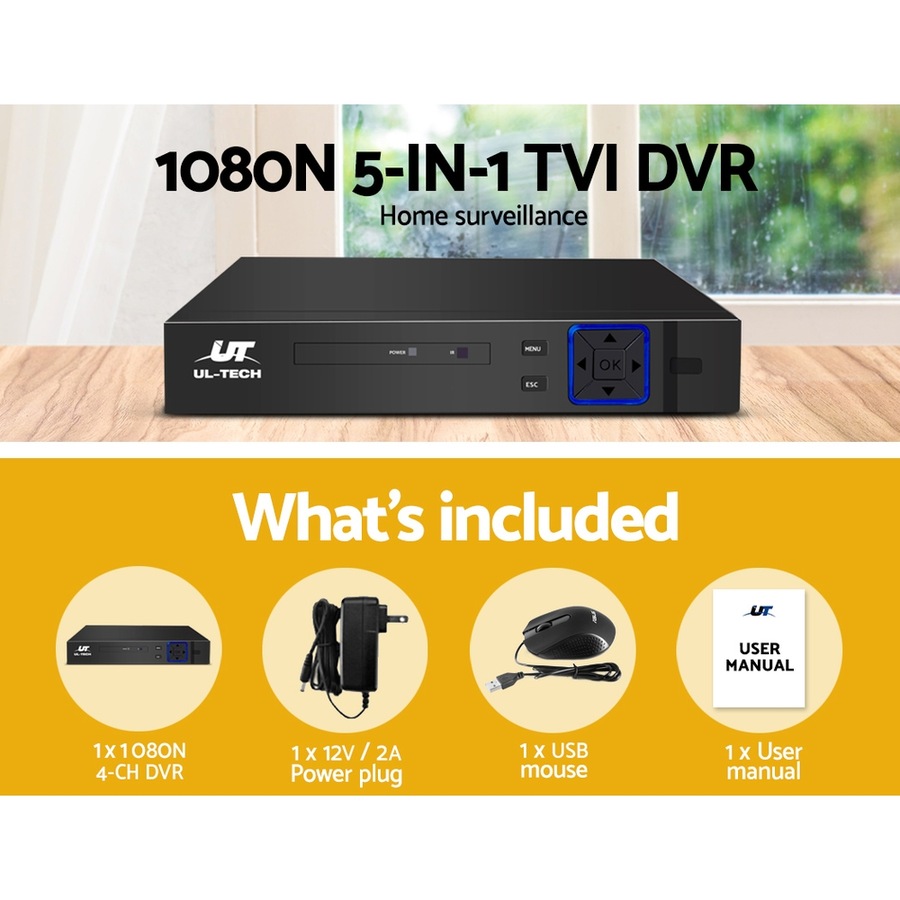 UL-Tech 8CH DVR 1080P 5in1 CCTV Video Recorder
