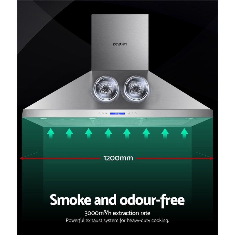 Buy Devanti Range Hood Rangehood Commercial BBQ Hoods Kitchen Alfresco