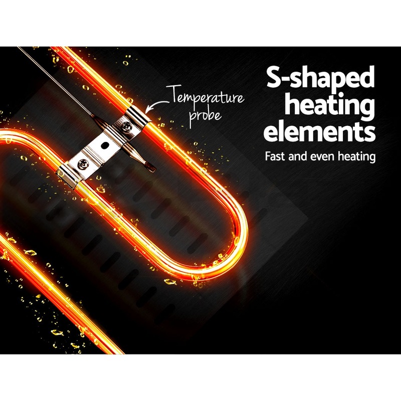 Buy Devanti Commercial Electric Deep Fryer Basket Chip Cooker Stainless