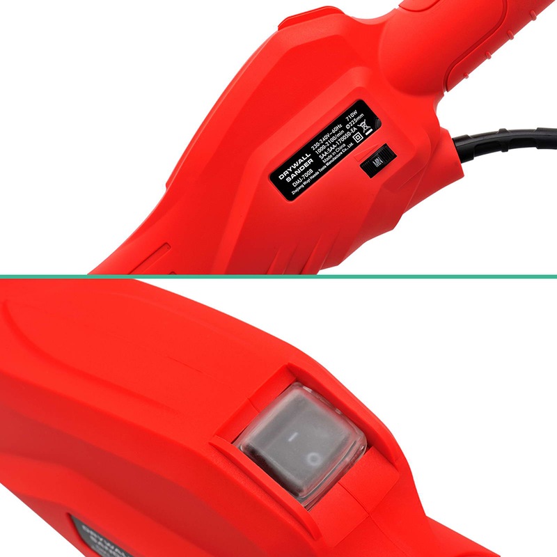 Giantz 800W Drywall Sander Plaster Wall Board Dust Free Drywall Disc