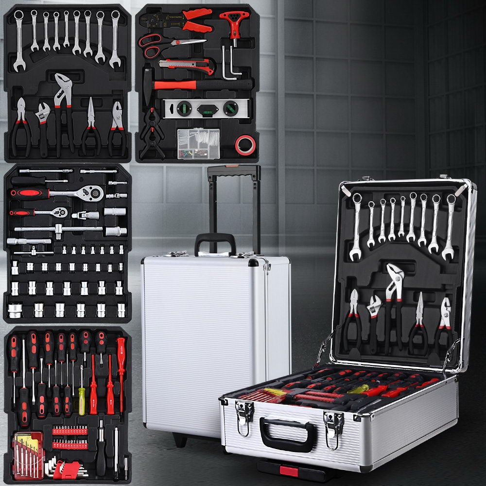 Giantz 786pcs Professional Tool Kit, Portable DIY Tool Set w/ Trolley Case