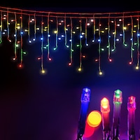 20M Christmas Lights Icicle Light 800 LED Multi-coloured Jingle Jollys