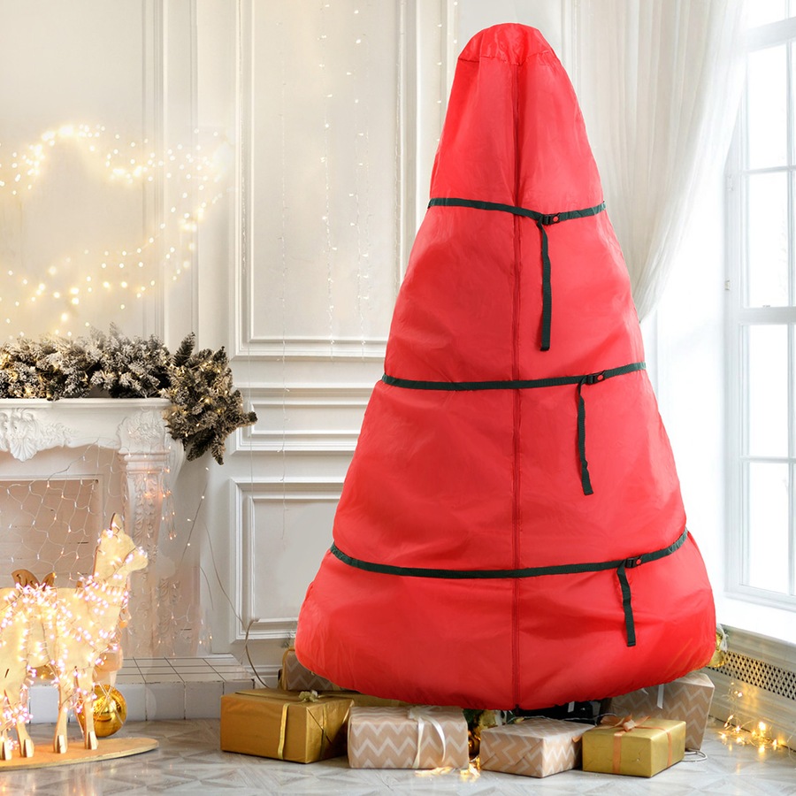 8ft Christmas Tree Jingle Jollys Storage Bag Xmas Trees Bag Red